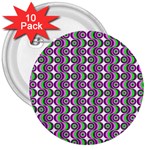 Retro 3  Button (10 pack)