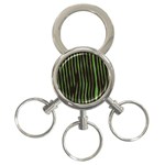 Zebra 3-Ring Key Chain