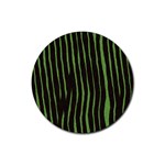 Zebra Rubber Coaster (Round)