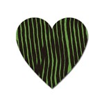 Zebra Magnet (Heart)