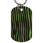 Zebra Dog Tag (One Side)