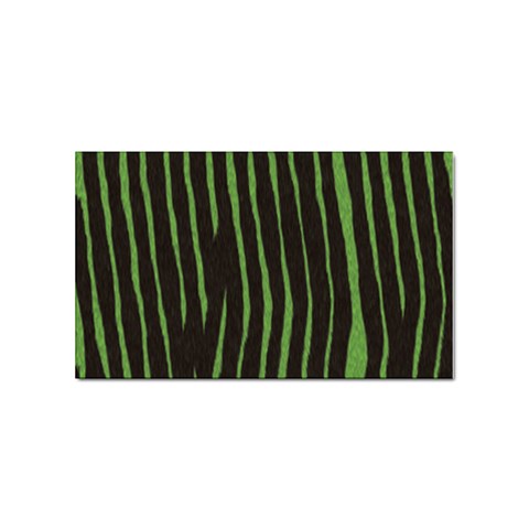 Zebra Sticker Rectangular (10 pack) from ArtsNow.com Front