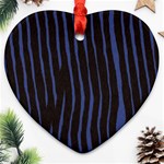 Zebra Ornament (Heart)