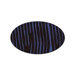 Zebra Sticker Oval (10 pack)