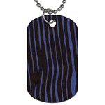 Zebra Dog Tag (Two Sides)