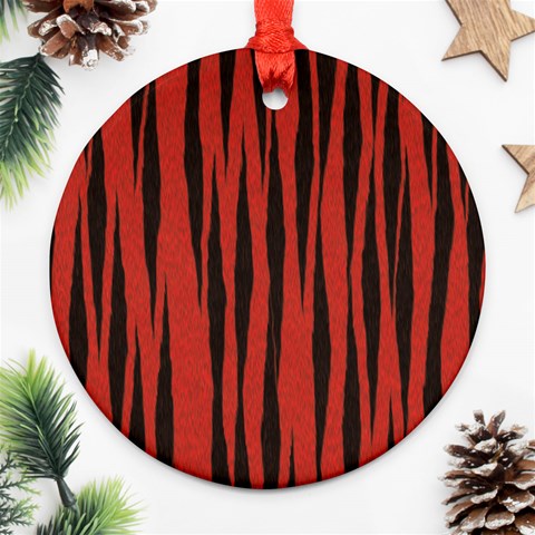Tiger Ornament (Round) from ArtsNow.com Front