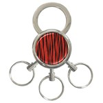 Tiger 3-Ring Key Chain