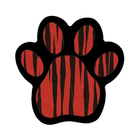 Tiger Magnet (Paw Print) from ArtsNow.com Front