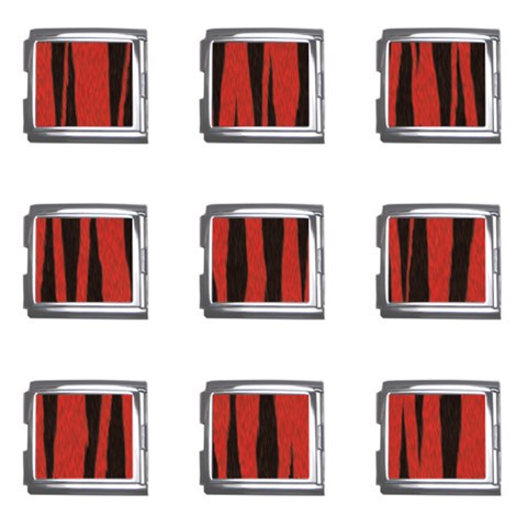 Tiger Mega Link Italian Charm (9 pack) from ArtsNow.com Front