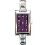 Tiger Rectangular Italian Charm Watch