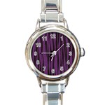 Tiger Round Italian Charm Watch