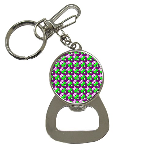 Pattern Bottle Opener Key Chain from ArtsNow.com Front