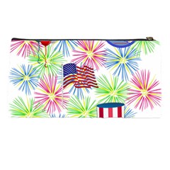 Patriot Fireworks Pencil Case from ArtsNow.com Back