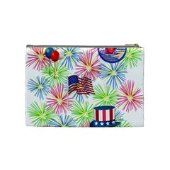 Patriot Fireworks Cosmetic Bag (Medium) from ArtsNow.com Back