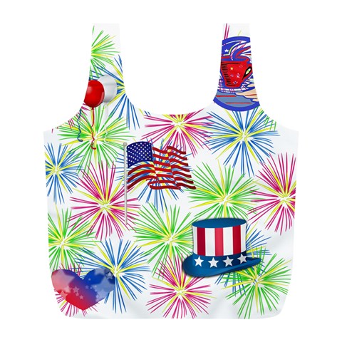 Patriot Fireworks Reusable Bag (L) from ArtsNow.com Front