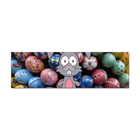 Easter Egg Bunny Treasure Bumper Sticker from ArtsNow.com Front