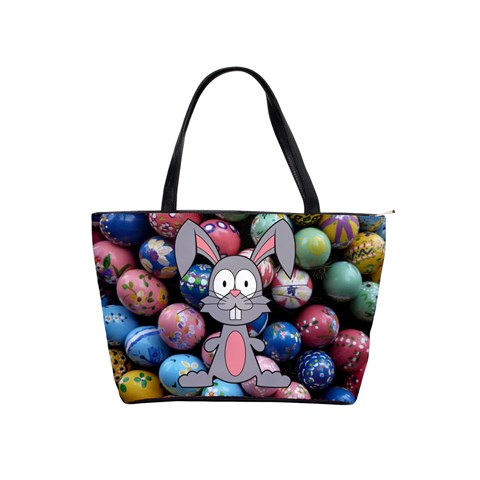 Easter Egg Bunny Treasure Large Shoulder Bag from ArtsNow.com Front