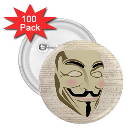 We The Anonymous People 2.25  Button (100 pack) from ArtsNow.com Front