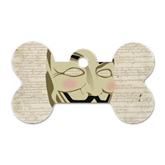 We The Anonymous People Dog Tag Bone (Two Sided) from ArtsNow.com Front