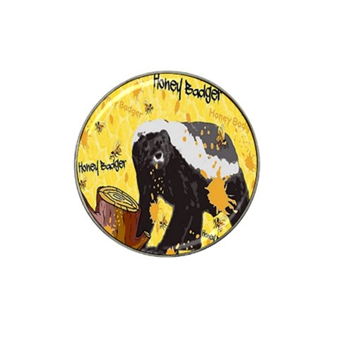 Honeybadgersnack Golf Ball Marker 4 Pack (for Hat Clip) from ArtsNow.com Front