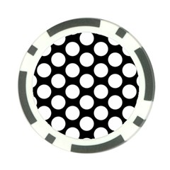 Black And White Polkadot Poker Chip (10 Pack) from ArtsNow.com Back