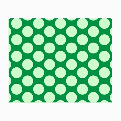 Emerald Green Polkadot Glasses Cloth (Small) from ArtsNow.com Front