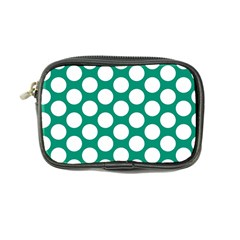 Emerald Green Polkadot Coin Purse from ArtsNow.com Front