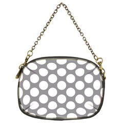 Grey Polkadot Chain Purse (Two Sided)  from ArtsNow.com Back