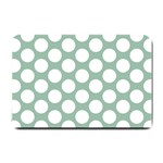 Jade Green Polkadot Small Door Mat