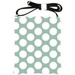 Jade Green Polkadot Shoulder Sling Bag