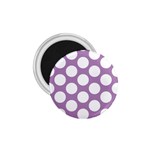 Lilac Polkadot 1.75  Button Magnet
