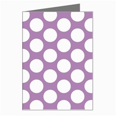 Lilac Polkadot Greeting Card from ArtsNow.com Left