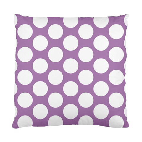 Lilac Polkadot Cushion Case (Single Sided)  from ArtsNow.com Front