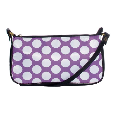 Lilac Polkadot Evening Bag from ArtsNow.com Front