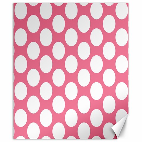 Pink Polkadot Canvas 20  x 24  (Unframed) from ArtsNow.com 19.57 x23.15  Canvas - 1