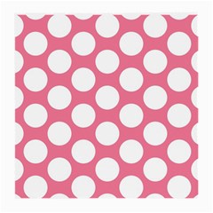 Pink Polkadot Glasses Cloth (Medium, Two Sided) from ArtsNow.com Back