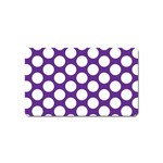 Purple Polkadot Magnet (Name Card)