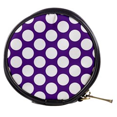Purple Polkadot Mini Makeup Case from ArtsNow.com Front