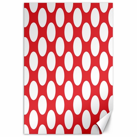 Red Polkadot Canvas 20  x 30  (Unframed) from ArtsNow.com 19.62 x28.9  Canvas - 1
