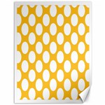 Sunny Yellow Polkadot Canvas 36  x 48  (Unframed)