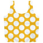 Sunny Yellow Polkadot Reusable Bag (XL)
