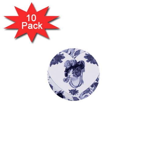 MISS KITTY 1  Mini Button (10 pack) from ArtsNow.com Front