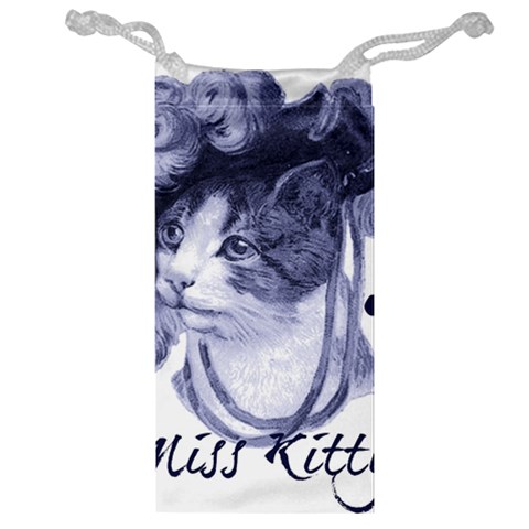Miss Kitty blues Jewelry Bag from ArtsNow.com Front