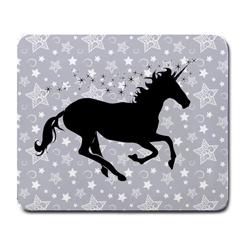 Unicorn on Starry Background Large Mouse Pad (Rectangle) from ArtsNow.com Front