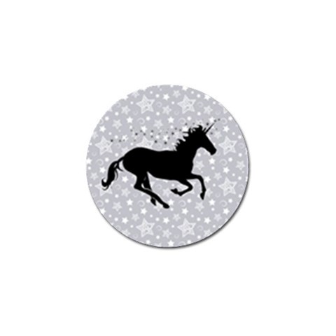Unicorn on Starry Background Golf Ball Marker from ArtsNow.com Front