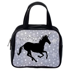 Unicorn on Starry Background Classic Handbag (Two Sides) from ArtsNow.com Back