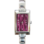 Tiger Rectangular Italian Charm Watch