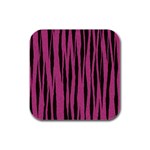 Tiger Rubber Square Coaster (4 pack)