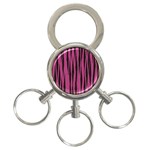 Tiger 3-Ring Key Chain