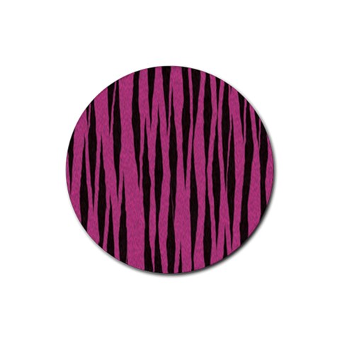 Tiger Rubber Round Coaster (4 pack) from ArtsNow.com Front